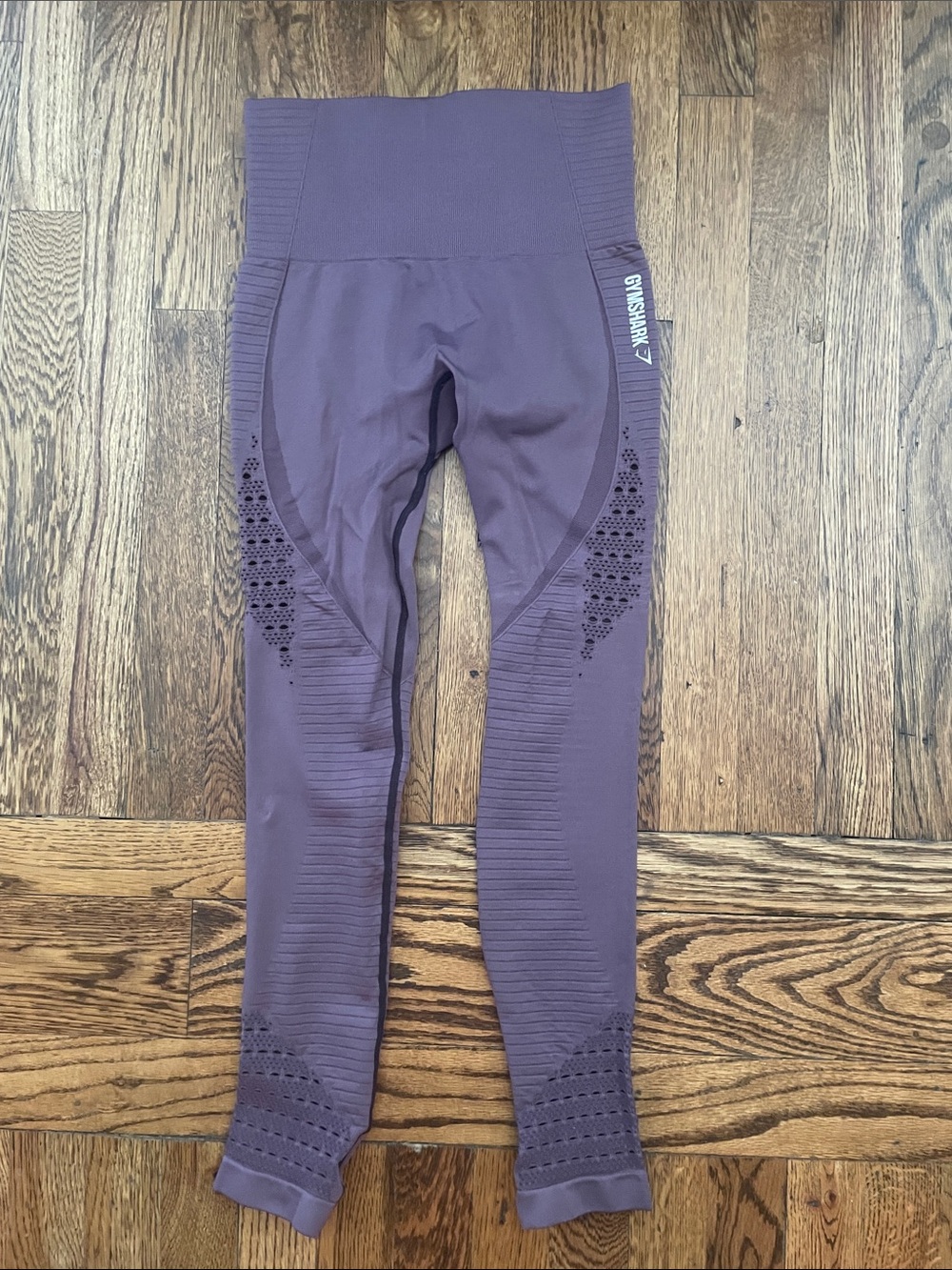 Gymshark Womens Purple Seamless High-Waist Leggings